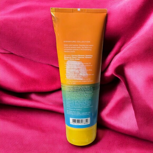 BATH & BODY WORKS 8OZ. OAHU Coconut Sunset 24 Hr. Ultra Shea Cream - Picture 3 of 5